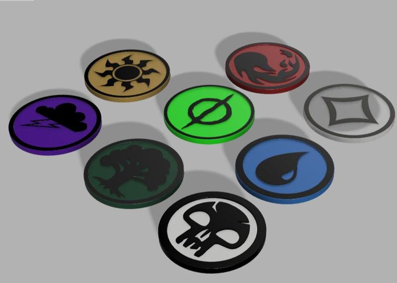 MTG Poker chip set