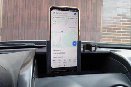 Dacia Duster holder for different types of mobile phones (25 variants)