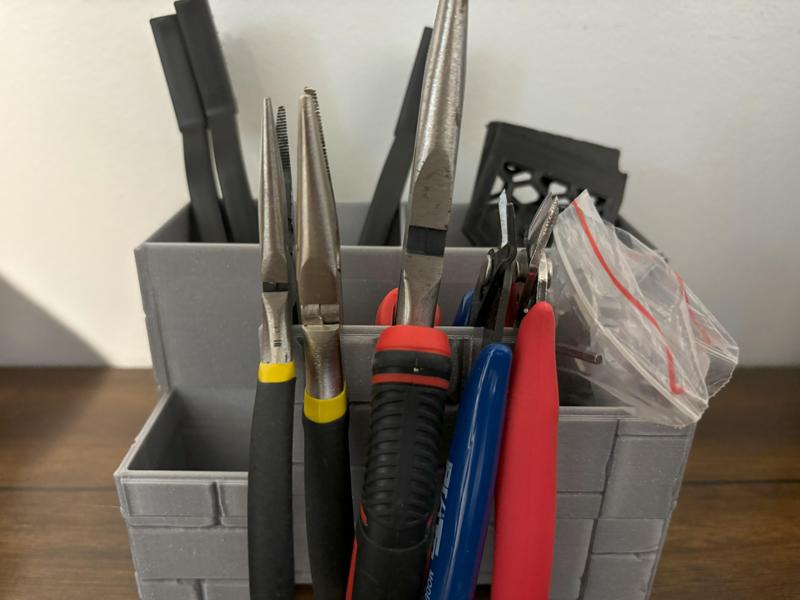 Tool Organizer Brick/Stone Texture