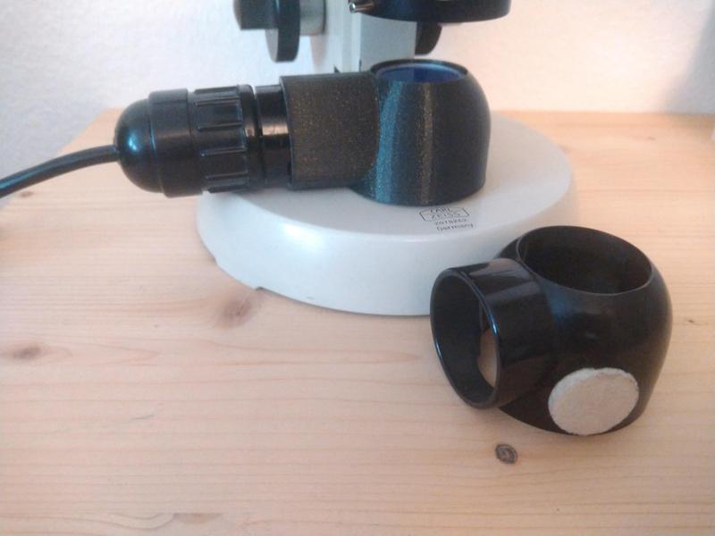 Lamp housing for Zeiss transmitted light microscope