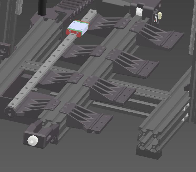 MGN12 linear rail mount for 2020/2040