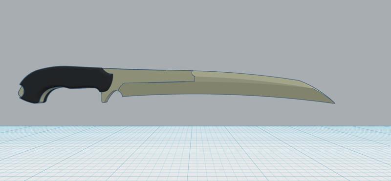 Separaror Ginunting Sword for Dummy 13