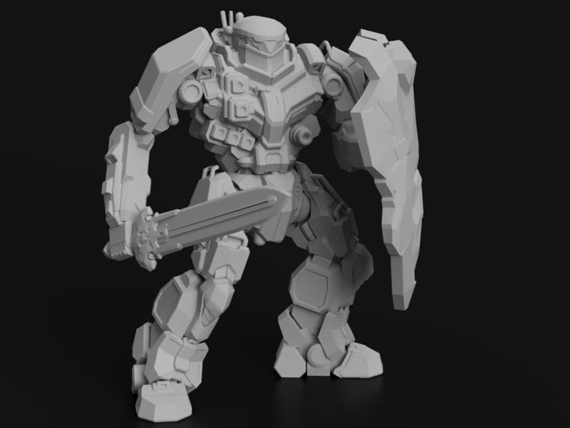 BL-X-KNT Black Knight "Red Reaper" for Battletech