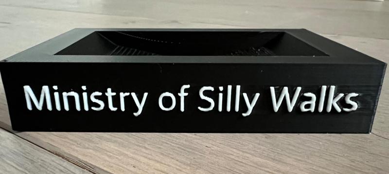 clock stand for clock Ministry of Silly Walks 