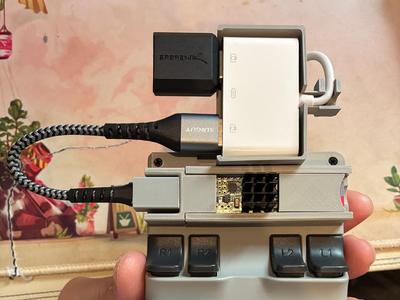 RG353VS Teensy 4.1 m8 headless mount holder