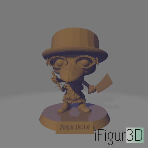 Plague Doctor-Pop style figure