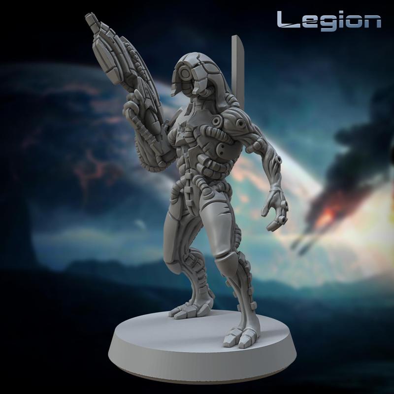 Legion (Geth) 32mm Pre-supported