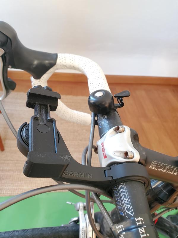 Bike Phone Holder via Garmin Edge Adapter