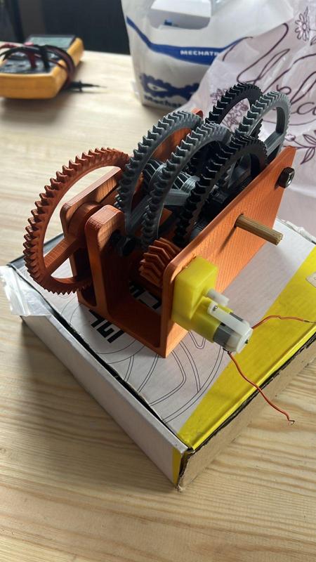 Motorized Herringbone Gearbox