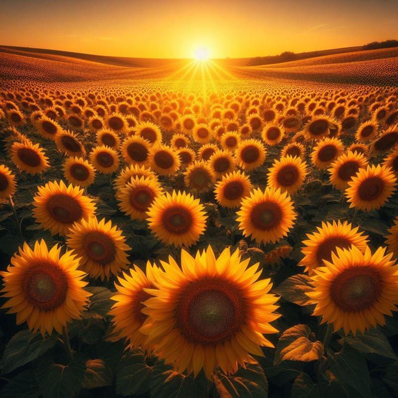 Campo de girasoles Hueforge