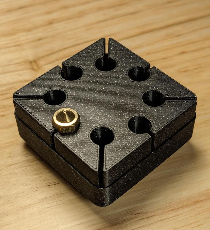 gridfinity V6 nozzle organizer vase mode