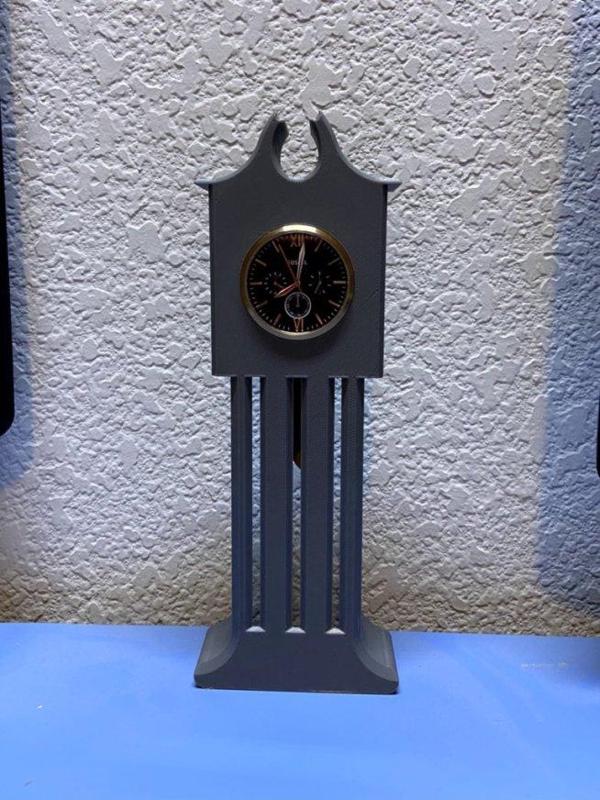 Grandfather Clock Fossil Watch Holder