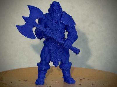 Barbarian with axe