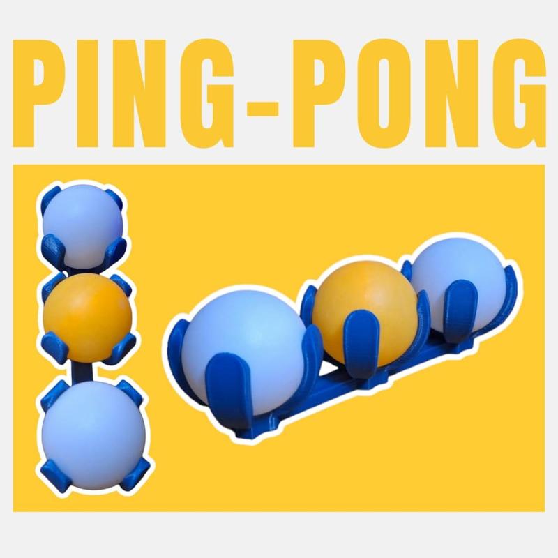 Soporte pelotitas de Pingpong