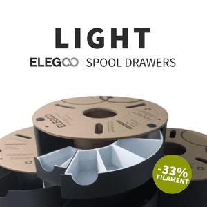 LIGHT Elegoo Spool Drawer Organizer | -33% filament