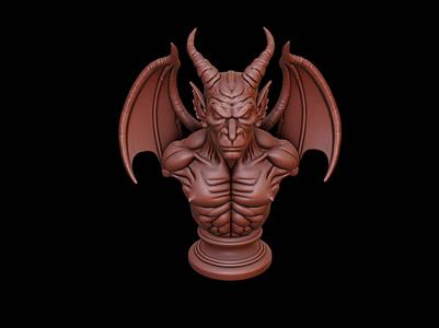 Gargoyle Bust
