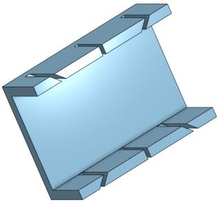 Miter Box (45° and 90° angles) - carpenter's tool