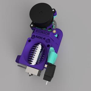 Carrierplate for i3-Mega-S X-Carriage Mk4  to use the Sherpa Micro