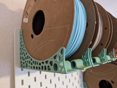 [Redesigned] Filament Spools for IKEA SKADIS - Fits Cardboard Spools