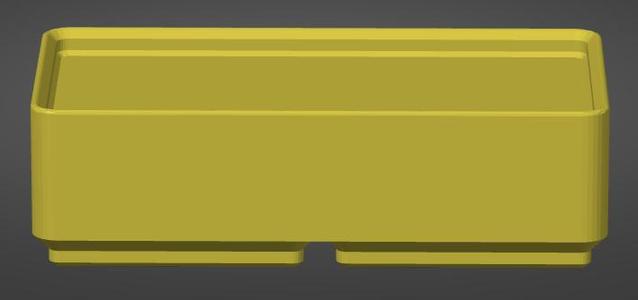 Gridfinity 2x1x2 Filled Bin Template