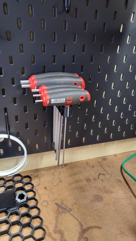 T-Schlüssel Halter / T-Hex Holder Skadis & Honeycomb