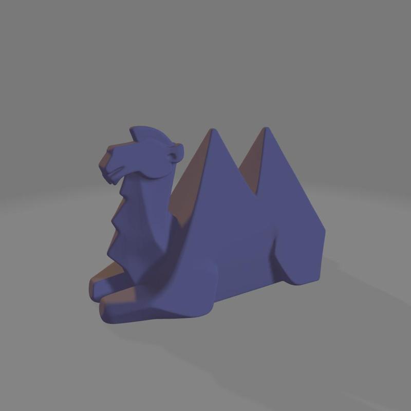 Camel Pyramid Artistic