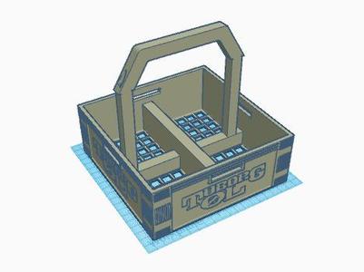 Tuborg beer/sodacan crate Danish design