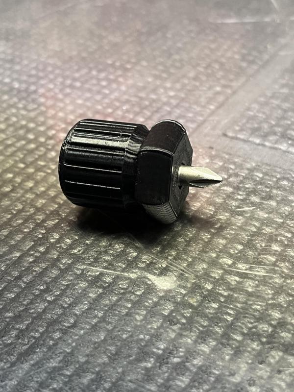 Stubby Screwdriver with a Magnet