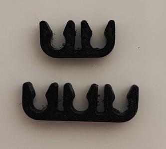 Tight PTFE Tube Clips - 2 to 8 Tubes - Original Prusa MMU3 Remix