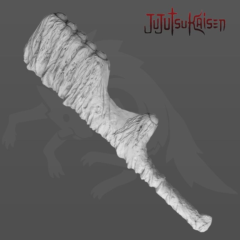 FESTERING LIFE SWORD JUJUTSU KAISEN 3D MODEL FOR COSPLAY