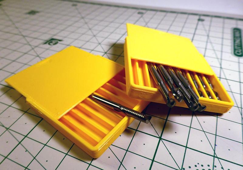 Storage box for 1/8" Carbide tools, Slid Lid