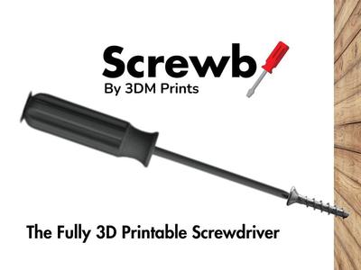Screwb - The Fully 3D Printable Screwdriver