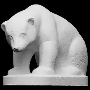 Statue of a bear