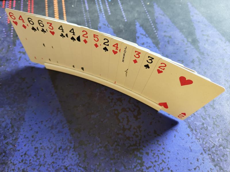 Simple Playing card holder