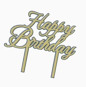 Happy BIrhday topper