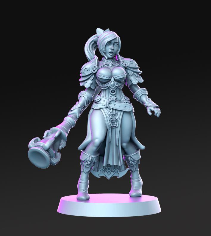 Ruby - Female Wizard - 32mm - DnD