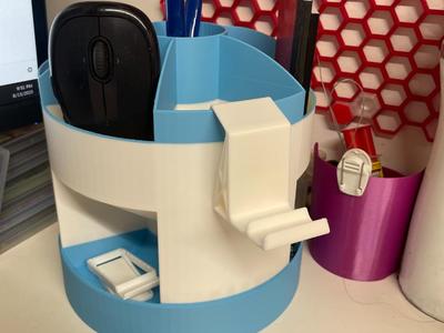 Large Multi-Compartment Desk Organizer