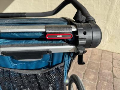 Supernova TL3 Pro rear light mount for Thule Chariot bike trailer