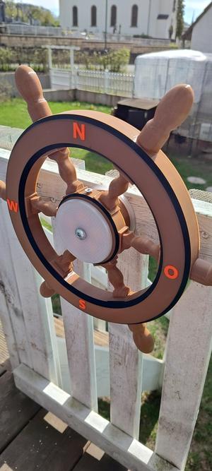 Ship steering wheel