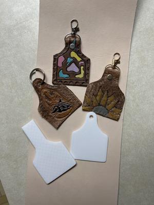 Leather Template - Ear Tag