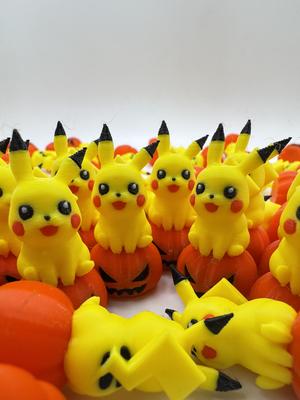 Halloween Pikachu Pokemon (3mf included, no support)