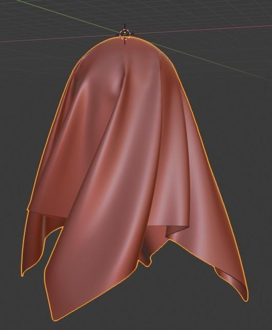 Cloth on ball