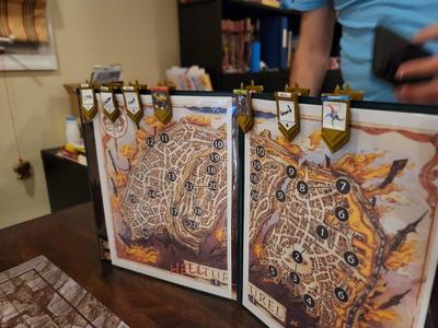 Banner initiative tracker - double sided