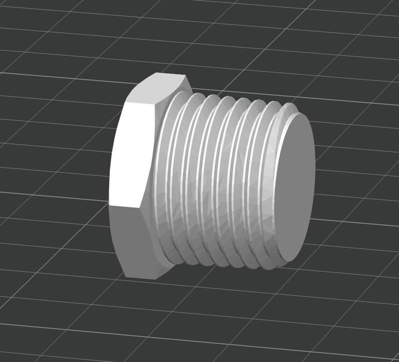 Drain plug for water pump