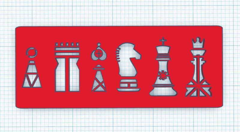 Chess Drawing Template