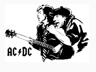 HueForge Print Profile: AC/DC Duo in Contrast