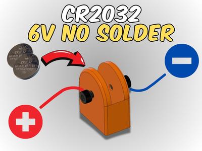 CR2032 6V NO SOLDERING