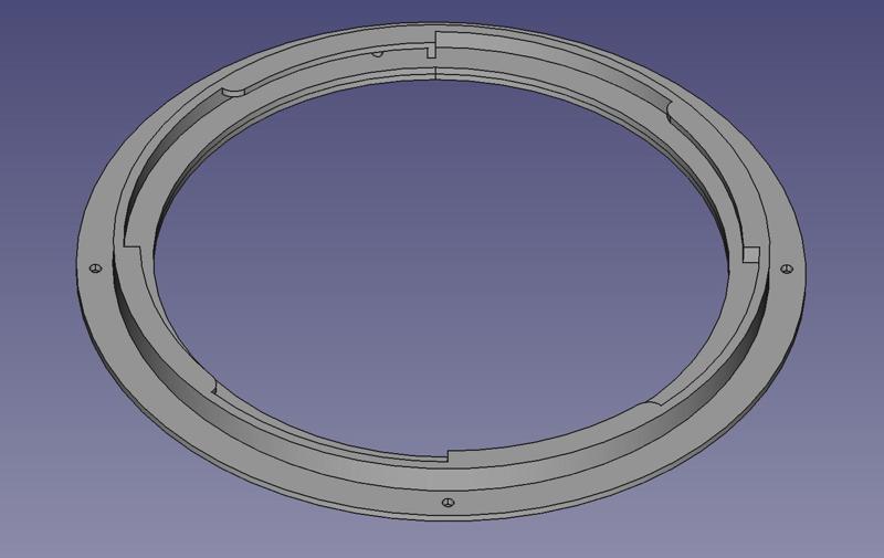 AEG dual hose mod adapter ring mountable