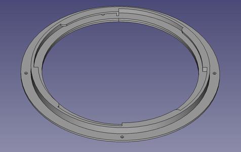 AEG dual hose mod adapter ring mountable