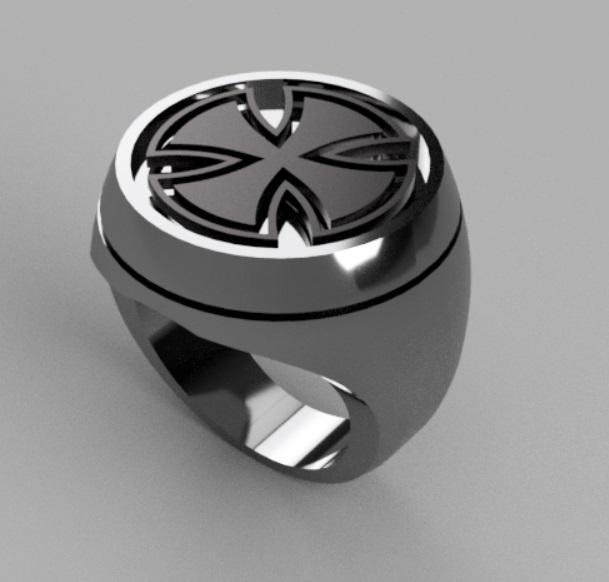 Smooth malt cross ring